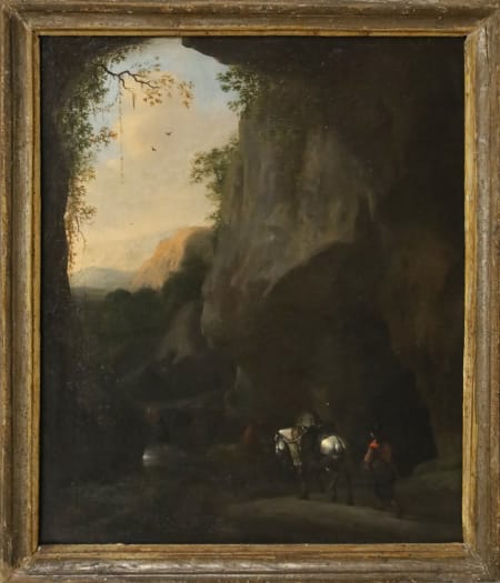 Jan Asselijn — Paesaggio con contadini